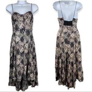 Free People Hi Low Spaghetti Strap MIDI Dress